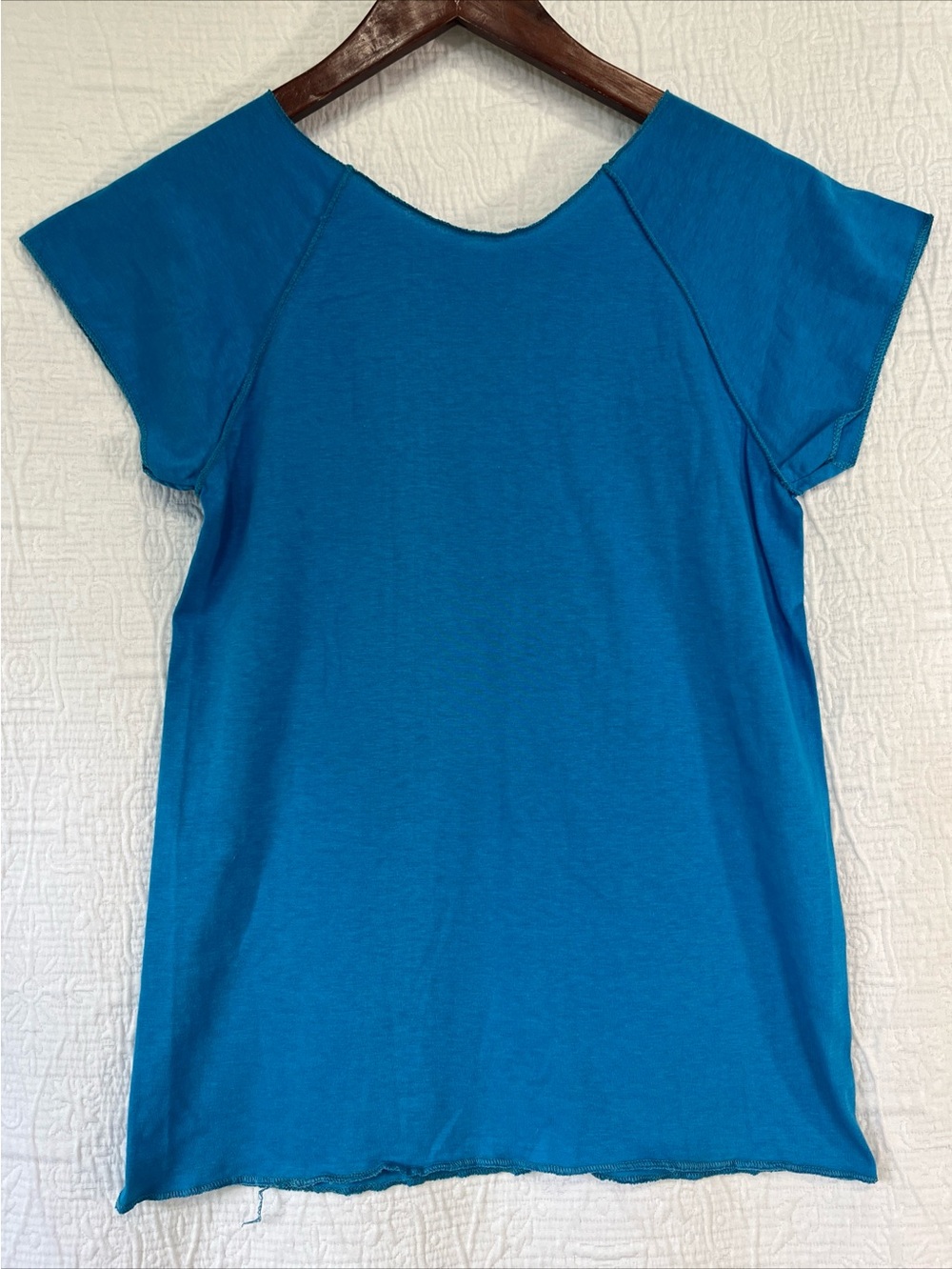 Vintage Lexington Muscle Shirt Tank Top 90s USA Blue Men M Poly Cotton Raglan T